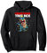 Weihnachtsbaum Dinosaurier Lichterkette Christmas Tree Rex Pullover Hoodie