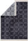 Pasha Home Teppich Läufer 120x170 cm Londra/Boho Teppich aus Baumwolle/Teppich für Wohnzimmer, Schlafzimmer, Küche, Bad, Kinderzimmer/Teppich Boho Style wendbar/Teppich Läufer grau-Navy blau