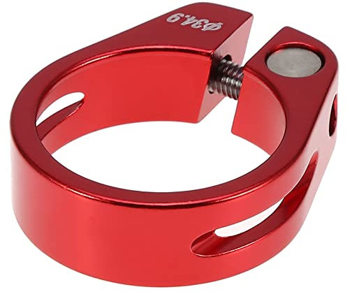Collier de Selle de Vélo 34,9 Mm, Collier de Tige de Selle de Vélo en Alliage D'aluminium ollier Serrage Selle Tige de Selle de Vélo pour la Plupart des Vélos de Route rouge
