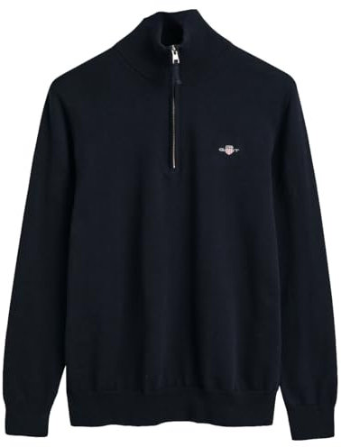 GANT Classic Cotton Half Zip, Evening Blue, 4XL