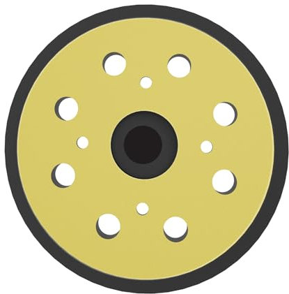 HYCHIKA - Disco de apoyo para lijadora de 5 pulgadas, base de lijadora de 125 mm, 8 agujeros, compatible con lijadora orbital HYCHIKA OS300W, TX106