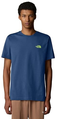 THE NORTH FACE NF0A894ZHDC M BINER Graphic 4 Tee T-Shirt Herren Shady Blue Größe S