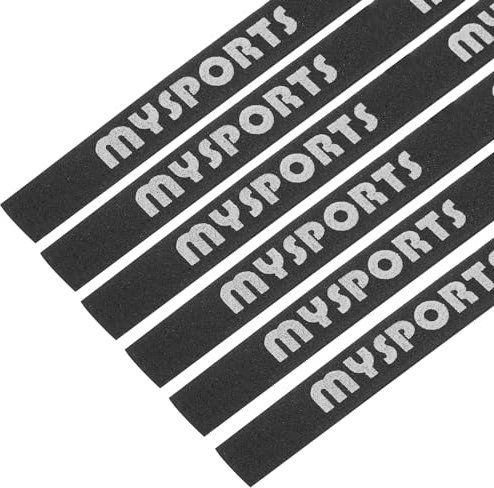 PATIKIL 18x0.4 Tisch Tennis Schläger Kantenband 10 Pack Ping-Pong Tennisschläger Seitenband Schutz Kanten von Gummi und Blade für Paddel Schläger Schwarz