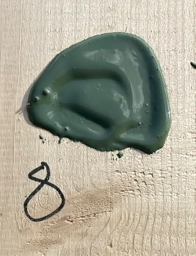 PrintGreen! Leinölfarbe - Innen-& Außenfarbe - Moosgrün ca. RAL 6011 - natürlicher Holzschutz - Made in Schweden - für Holz, Putz, Gips, Stein, Metall uvm. (1 Liter)