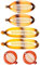 PLABBDPL 6 Pcs pinces à cheveux en forme de banane française, peignes à cheveux et pinces à banane rondes, pinces à queue de cheval, accessoires de coiffure pour femmes et filles (brun)