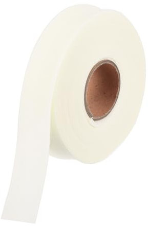 QUARKZMAN 25mm Baumwollköperband Baumwollband Saumband zum Nähen, Säumen, Quilten, Einfassen von Handwerk (Beige Weiß 10 Yards)
