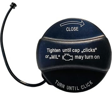 VSREI Öleinfülldeckel Tankdeckel Ersatz Kompatibel mit für BMW E36 E39 E46 E60 E70 E90 E92 X3 X5 MINI 3er 5er 6er 7er, Tankdeckel Kraftstoff 16117222391, 16117222330, 16117193372