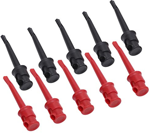 Juroupi 5 Sets Test Hook Welding Type Multimeter Mini Grabber Clips for Circuit Testing J.30007