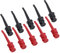 Juroupi 5 Sets Test Hook Welding Type Multimeter Mini Grabber Clips for Circuit Testing J.30007