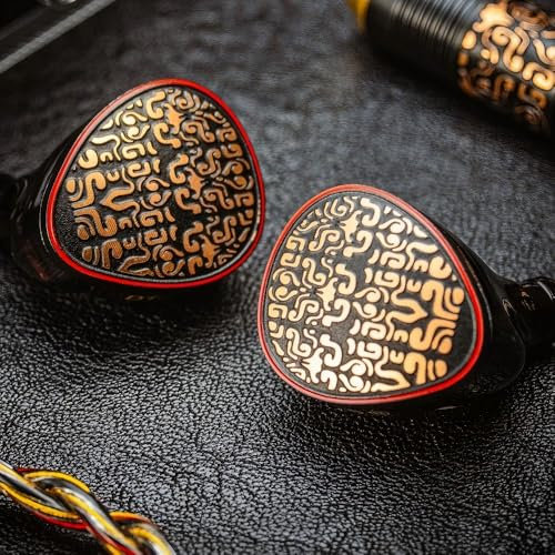 syeindunce Yongse SunWuKong 2DD + 4BA Drivers In-Ear Monitor Headphones, 6 Pack Hybrid Wired HiFi Audiophile Headset IEM Gaming Headset with Cables and Dual Adapters