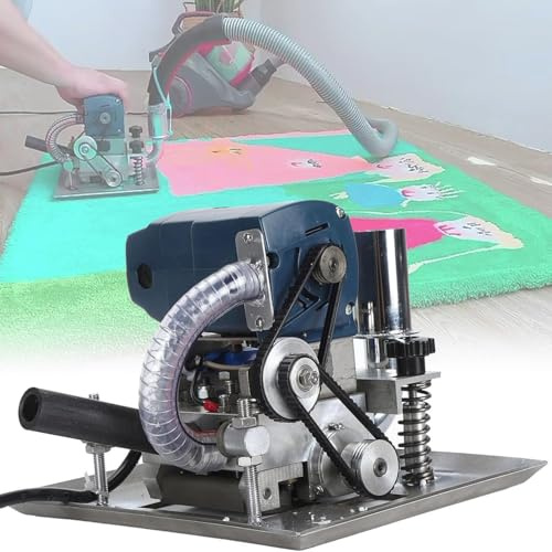 Industrial Carpet Flattening Machine with Adjustable Depth,850w Power & 10000rpm for Quick Fuzz Removal,3-Inch Rotary Cutter for Precision Trimming,Compact Design (5kg)