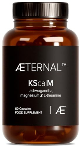 KSM-66 Ashwagandha, Magnesium Glycinate & L-Theanine Complex | 60 Capsules | Calm without sedation | Clinically studied adaptogen complex for stress resilience & focus | Vegan & non-GMO | Made in UK