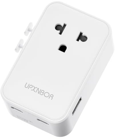 UPXNBOR Adattatore Universale da Viaggio, Presa Universale da Viaggio 15W