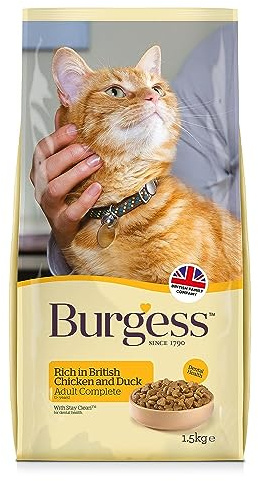 Burgess Supacat Adult Rich in Chicken with Duck 4 x 1.5kg 6000g