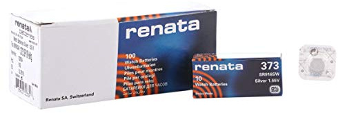 renata 373 SR916SW 1PACK X (10PCS) Silver 1.55V Watch battery Made in swiss