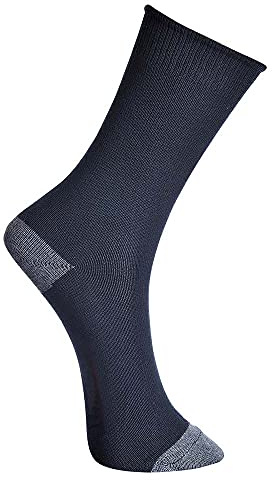 Portwest SK20 Modaflame Knit FR Sock Moisture Wicking | Black, CE Certified, EN ISO 14116, EN 1149-3, 6-9, Breathable Fabric, 10-13, Corporate