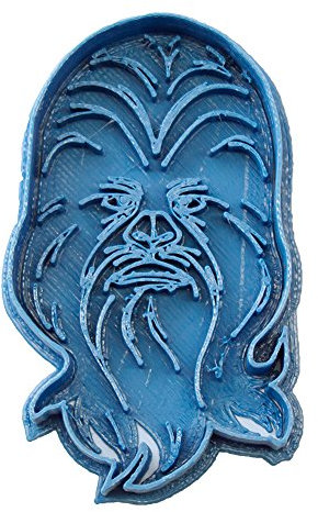 Cuticuter Star Wars Chewbacca Cookie Cutter, Blue, 8 x 7 x 1.5 cm