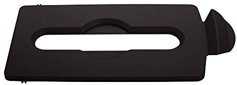 Rubbermaid Commercial Products Recycling Station Stream Topper – brauner Papierschlitzdeckel