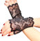 1 Paar Fingerlose Damenhandschuhe Schwarz, Spitzenhandschuhe Sommer Uv-Schutz, Atmungsaktiv Anti-Rutsch Handschuhe FüR Autofahren Und Outdoor-AktivitäTen