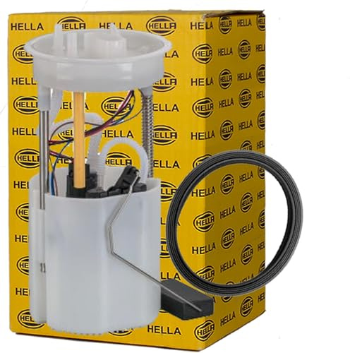 HELLA 8TF 358 106-381 Kraftstoffpumpe - Benzinpumpe - elektrisch - 5-polig | mit Tankgeber/mit Dichtung - u.a. für Skoda Fabia II (542)