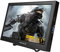 Pisichen Tragbarer Monitor, 10.1 Zoll VGA Portable Monitor HD 1366 x 768 IPS LCD/LED tragbarer Bildschirm mit HDMI VGA Port, Lautsprecher eingebaut, Metallgehäuse schwarz