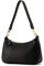 VODIU Sac à main avec 2 sangles amovibles et fermeture éclair pour femme, noir, Medium