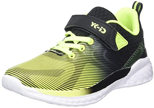 Lurchi Jungen LIO-TEX Sneaker, BLACK LIME, 33 EU