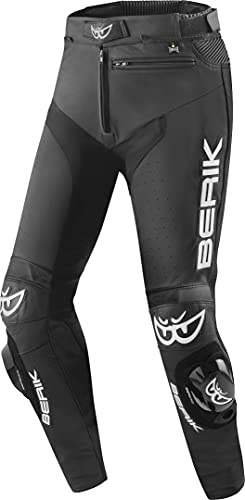 Berik Track Motorrad Lederhose, schwarz, 54