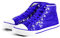 Party Factory Pailletten Schuhe, blau Glitzer, Größe 40, für Damen und Herren, Designer Turnschuhe, Sneaker für Karneval