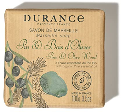 Durance Solid Marseille Soap 100g (Organic Pine Essential Oil)
