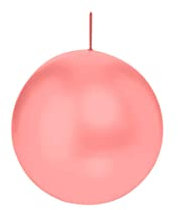 Wiedemann Kerzen Kugelkerzen Rosa Ø 80 mm, 6 Stück, rußarm, tropffrei, hochwertiger Docht