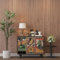 JSEVEM 80CM×4M Air Guide Design Extra Wide Thick Brown Wood Wallpaper Peel and Stick Waterproof Brown Wood Contact Paper Vinyl Wrap Removable Matte Textured Furniture Sticker for Bedroom Living Room