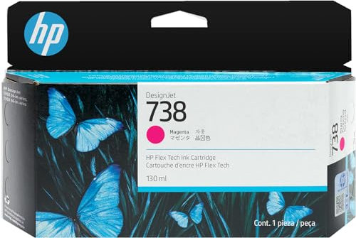 HP 738 130-ml Magenta DesignJet Ink Cartridge Druckerpatrone 1 Stück(e) Original Standardertrag