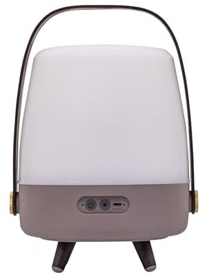 Kooduu - Lite-up Play Mini sound by JBL Speaker Lamp - Portable and Wireless - Bluetooth Connection and High Fidelity Sound, Earth Brown