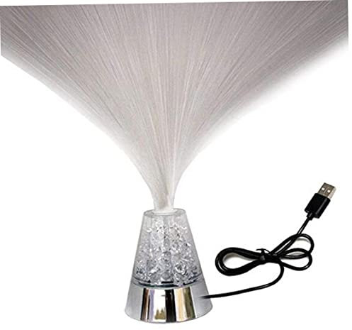 Lampe à Fibre Optique modifiant la Couleur LED Lumière de Nuit Humeur relaxante Lumière avec câble USB pour la décoration de Maison de la Chambre pour Enfants (Pas de Batterie)