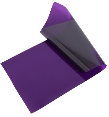 Farbfilter Pet Filmblatt mit Spezialeffekt für Fotografie Violett | Professionelle Beleuchtung, Steuert Farbtemperatur, Geringe Verluste, 1 Stück, Spezielle Optik