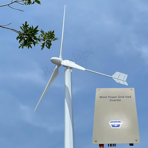 10000W Horizontaler AXIS Windkraftanlage 10KW Windturbine Windräder 220v 380v Windgenerator mit auf Gitter Wechselrichter (380V mit Netzbinder Wechselrichter)