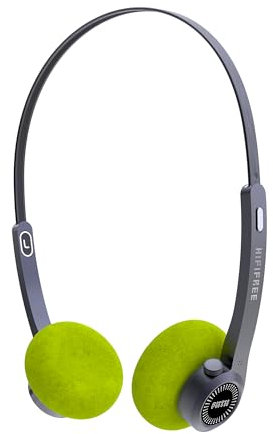 FiiTii HiFiFree Wireless On-ear Headphones, BlueTooth 5.4 Dynamic Sound Quality, Multi-Point connection, Retro Style with bulit-in Mic, Lightweight & Comfort headphones, Three Colors Ear Cushions