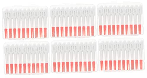 FRCOLOR 240pezzi Spazzolini Interdentali Elasticizzati Da Strumenti Per Pulizia Denti Facili Da Usare e Portatili Per Famiglia e Viaggi Riduce Placca e Cattivo Odore