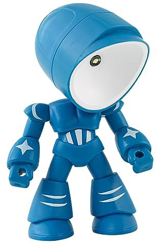 Amosfun Roboter Nachttischlampe Led Kindersicher Und Augenschonend Drehbarer Kopf Für Flexible Beleuchtung Warmes Licht Für Schlafzimmer Oder Nachttisch Dekorative Lampe Für Kinderzimmer