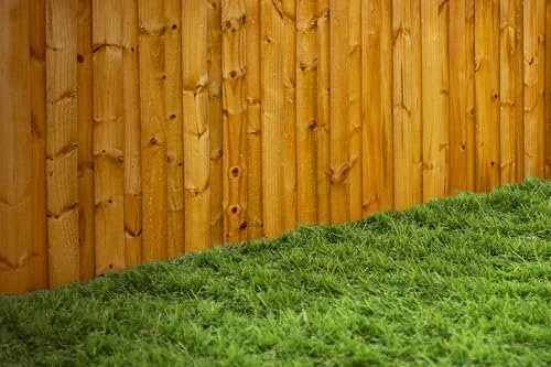 FloorPro 40mm Artificial Grass Turf Hard Wearing Fake Lawn 2m and 4m Width Great for Sports, Children, Pets with Drainage Holes (1metres x 4metres (3ft 3 x 13ft 1))