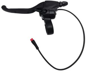 XIBANY Motor-Roller Nutt Elektrischer Bremshebel für Kaabo Mantis KUGOO G-Booster Elektroroller Fahrrad Aluminiumlegierung Bremse MTB Rennrad E-Brake Motor-Roller (Color : Nutt Left)