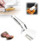 XIBHDN Stainless Steel Double-Sided Shovel Clip, Double Spatula Flipper Steak Clamps Flipping Spatula tongs Clip, Grill Clamp Spatula Flipper, 304 Kitchens Clip (1pcs)