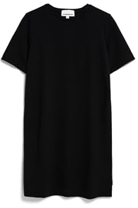 ARMEDANGELS Damen Jerseykleid aus LENZING™ ECOVERO™ Viskose Mix MAARILIANA Loose Fit Black L