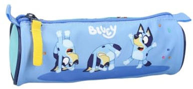 mybagstory Federmäppchen – Bluey – Blau – Kinder – Schule – Kindergarten – Kindergarten – Federmäppchen für Jungen – Größe 21 cm