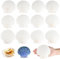 JIANGZHIB Große Muschelschalen, 12 Stück Jakobsmuscheln deko, Weiße muscheln 10-11cm für Küche Dekoration, Muscheln zum Basteln, Muschel BH, DIY Muscheln zum Bemalen