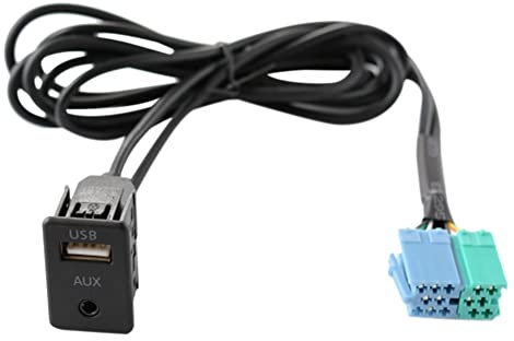 Quystetes Adattatore Porta USB AUX per Prolunga Radio per