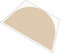 Angoily Eleganter Bogen Wandaufkleber Geometrisches Abnehmbare Pvc Wandkunst Für Schlafzimmer