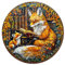 KaayeeWood Holzpuzzle Erwachsene,Mutter Fox Storytime Holz Puzzle,Einzigartige Wooden Puzzle Mit Box Aus Holz Geburtstagsgeschenk für Erwachsene und Kinder