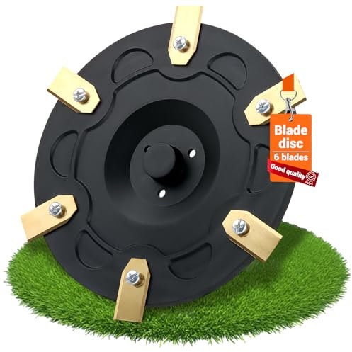 Disque de Lame pour Robot Tondeuse, CIYIN Disque Robot Tondeuse avec 6 Lames et 6 Vis, Plateau de Lame pour Robot Tondeuse Compatible avec Segway Navimow i Series - i105E, i108E and i110E